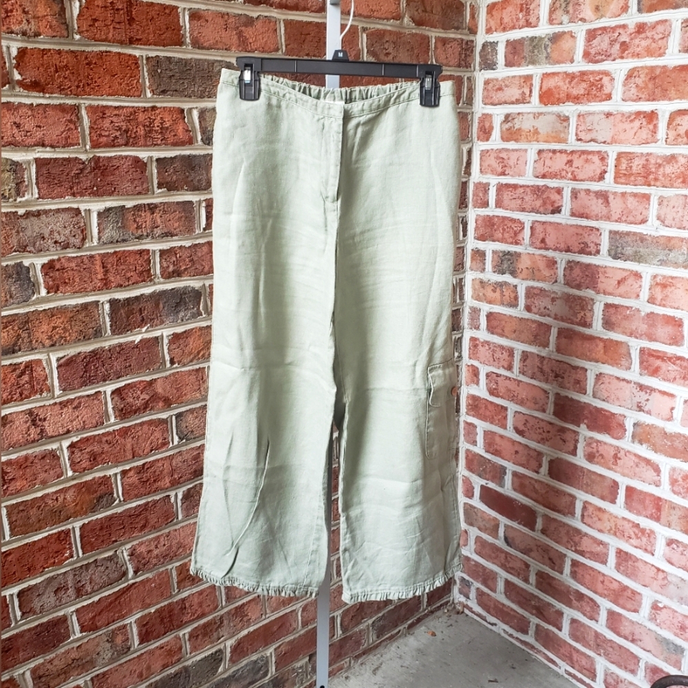 J.Jill Linen Cargo Pant